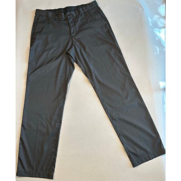 Nike Golf Performance Dri Fit Charcoal Men's 34 x 34 Pants Chino Flat Front - Picture 1 of 7